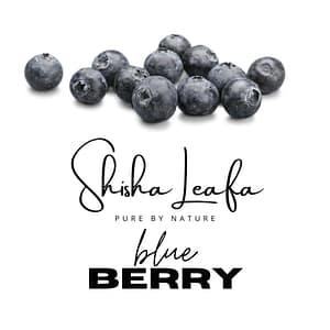 Shisha Leafa Blueberry Herbal Shisha, natural and tobacco-free with a rich blueberry flavor, perfect for smooth and flavorful hookah sessions.